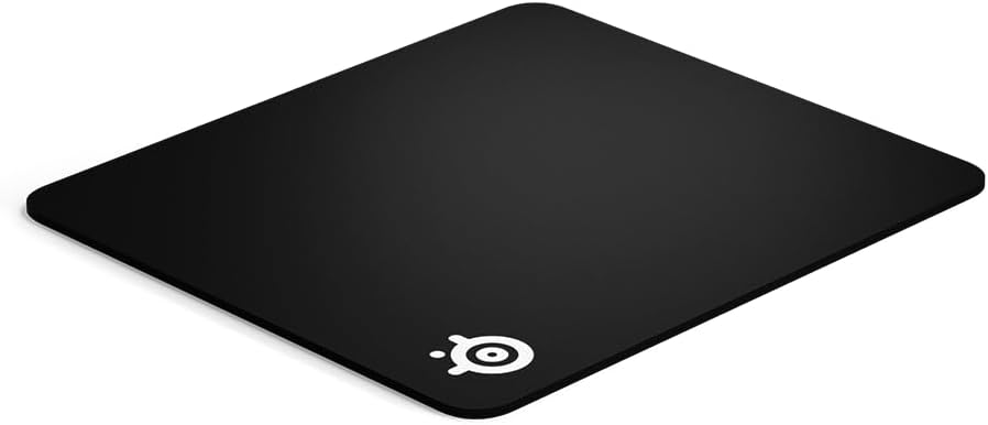 SteelSeries QcK Heavy - Large - Gaming Mouse Pad - Extra Thick Non-Sip Rubber Pad - Exslusive Microfiber Surface - Peak Tracking and Stability - Optimized For Gaming Sensors