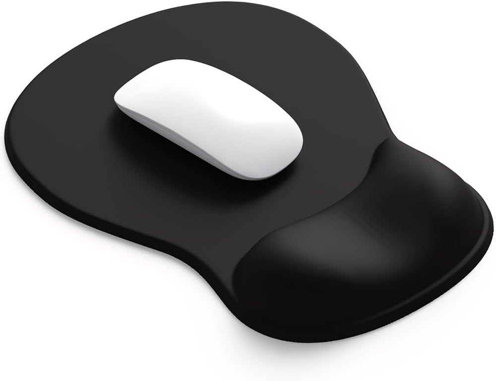 DEMON CHEST ErgoComfort Gel Wrist Rest Mouse Pad-Ergonomic Office Mousepad with Wrist Support-Non-Slip. Design Desk Accessories Mat for Home&Game Decor (02Pink Serenity)