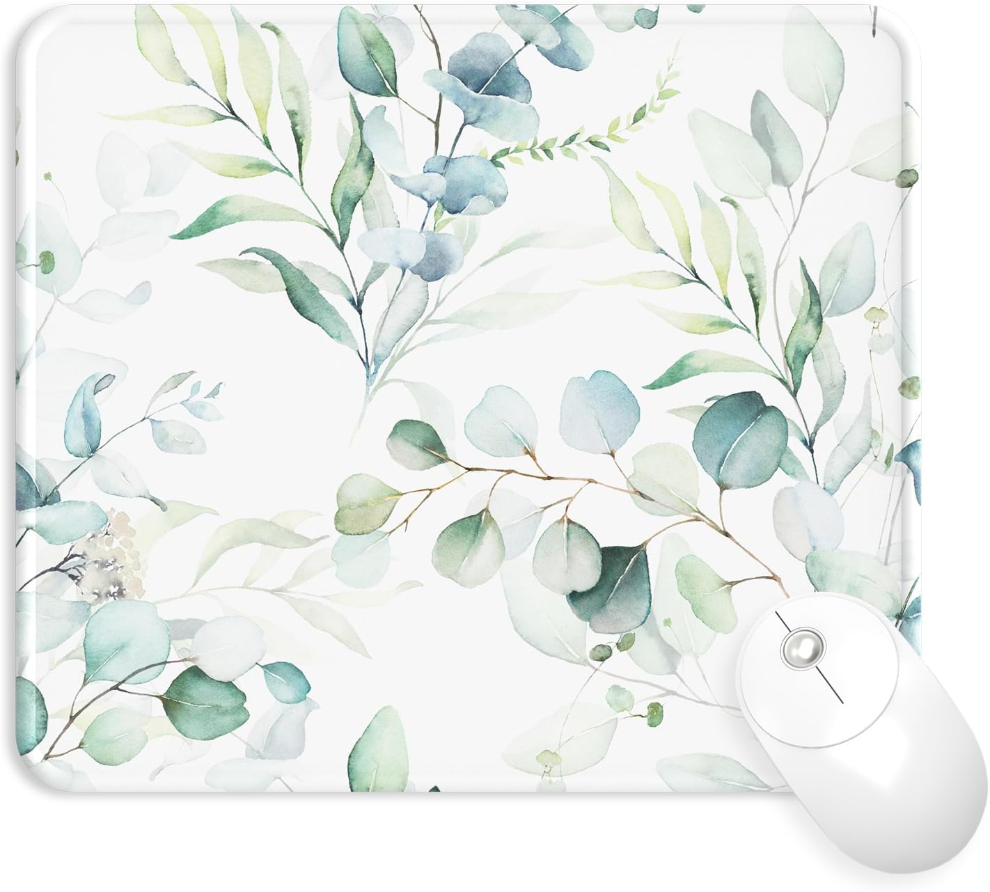 eulps Mouse Pad with Wrist Rest. Comfortable Computer Mousepad with Gel Wrist Support Smooth Surface and Non-Slip PU Base for Pain Relief. Laptop. Office & Home (Rose)