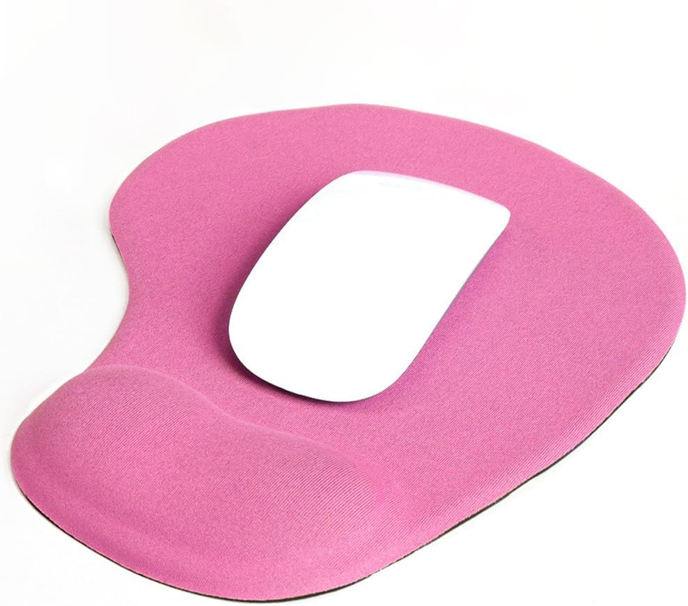 Ergonomic Mouse Pad with Wrist Rest. Gel Wrist Support Mousepad. Pain Relief Laptop Computer Mouse Pad. Non-Slip Mouse Pads for Office & Home (Black)