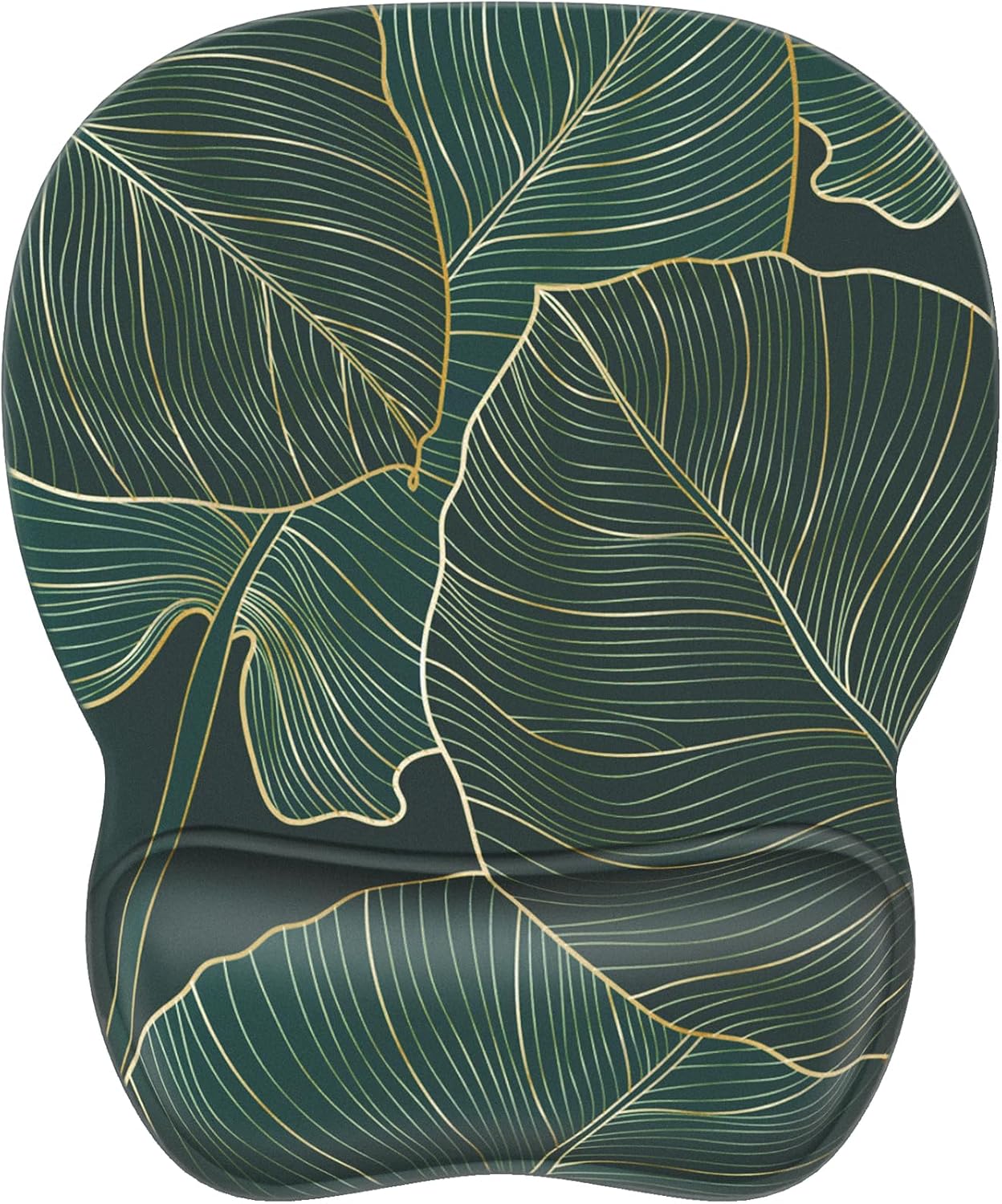 MROCO Ergonomic Mouse Pad with Gel Wrist Rest. Smooth Wrist Support Surface. Non-Slip PU Base for Pain Relief. Comfortable Mousepad for Computer. Laptop. Office & Home. 9.4 x 8.1 in. Black