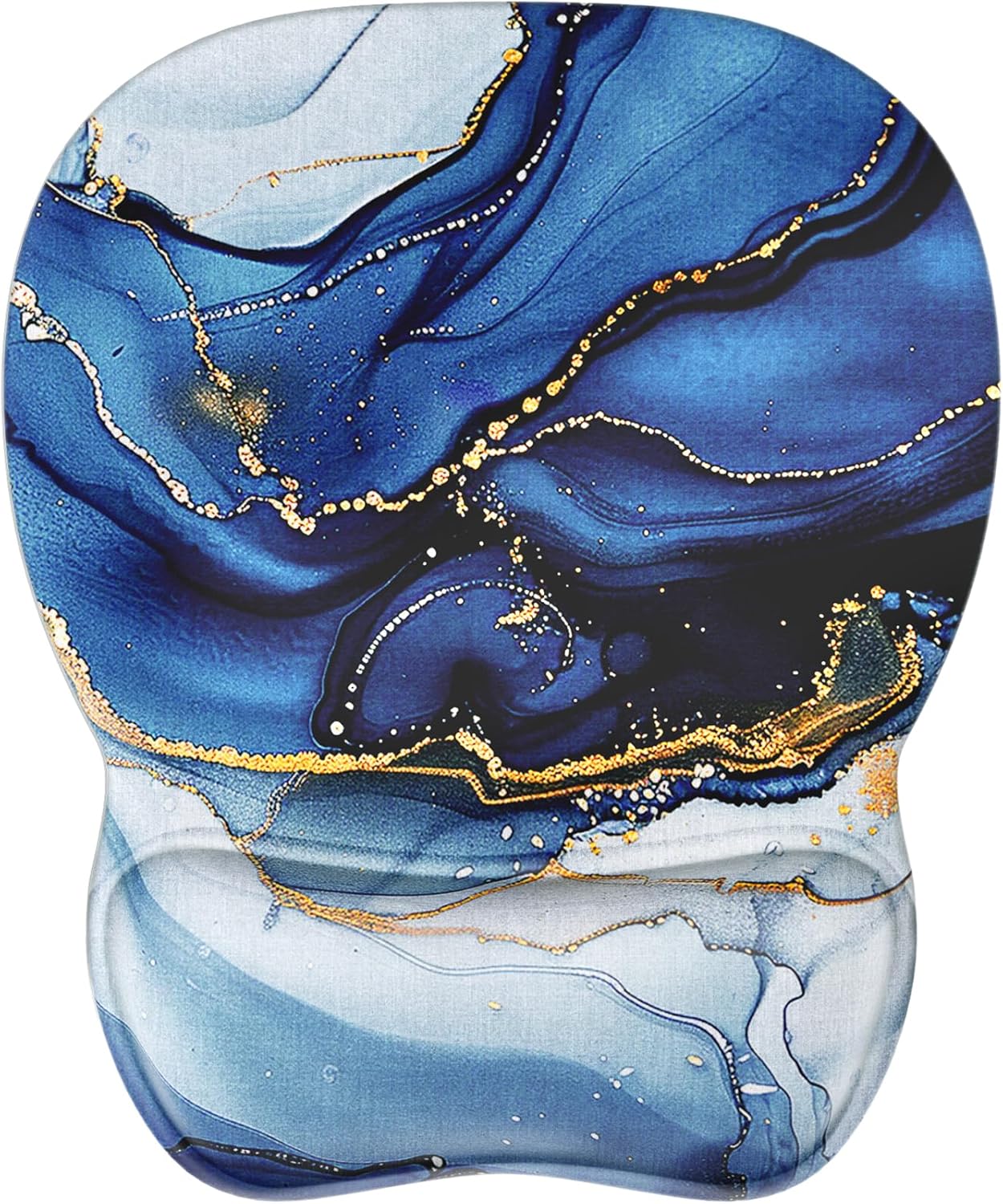 MROCO Ergonomic Mouse Pad with Gel Wrist Rest. Smooth Wrist Support Surface. Non-Slip PU Base for Pain Relief. Comfortable Mousepad for Computer. Laptop. Office & Home. 9.4 x 8.1 in. Black